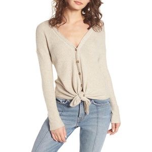 NWT!! Socialite Thermal Button Front Shirt